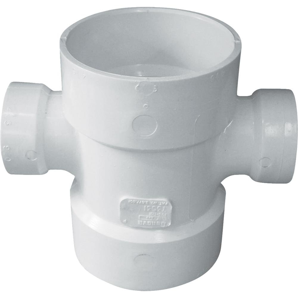 Amazon.com: Genova 73542 Reducing Double Sanitary Tee, All Hub, 4