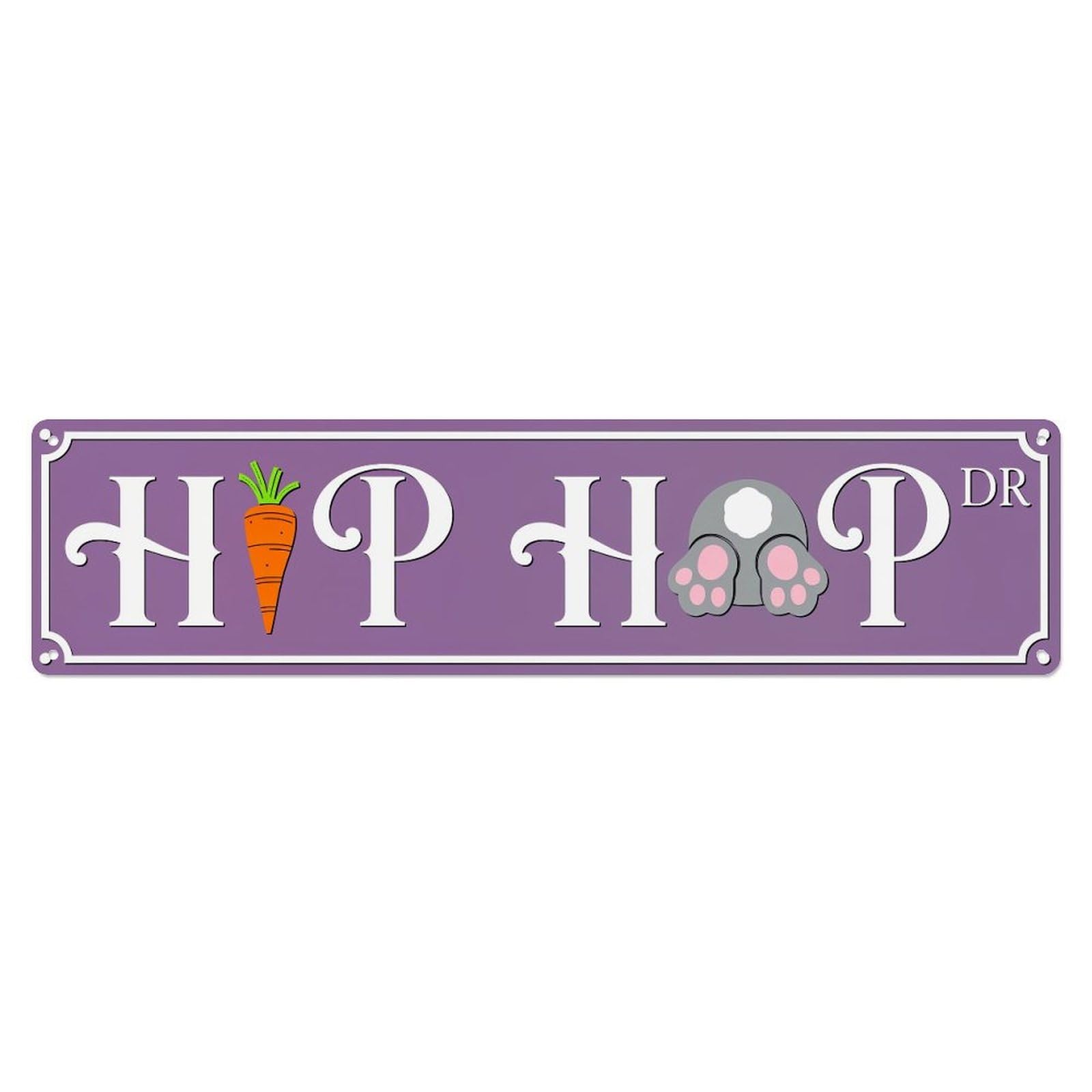 Jdyaojiesheng Vintage Hipp Hop Dr Tin Sign Retro Metal Wall Decor Metal Poster, Home Bar Garage Farmhouse Cafe Wall Art Decoration 4X16inch