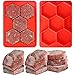 Baker Boutique Silicone Burger Press 5-in-1 Innovative Large Burger Press and Freezer Container for Patties, Cookies, Hash Browns, Cutlets (10.8 x 7.7 Inch, Single Cavity 3.7 x 3.2 Inch)