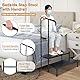Bett-Tritthocker mit Griff, medizinische Nachttischtreppe für hohe Betten, Erwachsene, Tritthocker, Hilfsschiene, verstellbare breite Plattform, Trittstufe für ältere Menschen, Senioren, Behinderte,