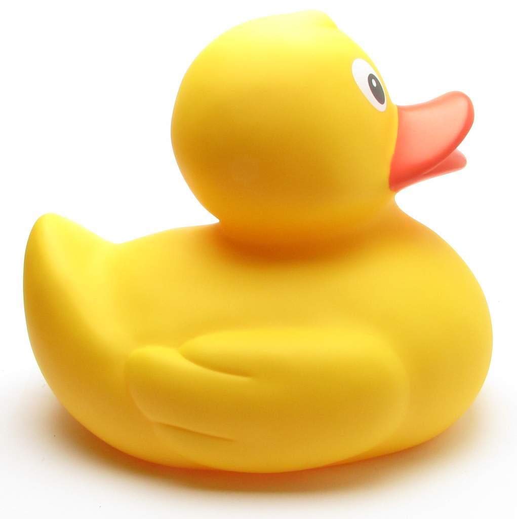 Duckshop XXL-Badeente LIna - gelb I Quietscheente I L: 30 cm
