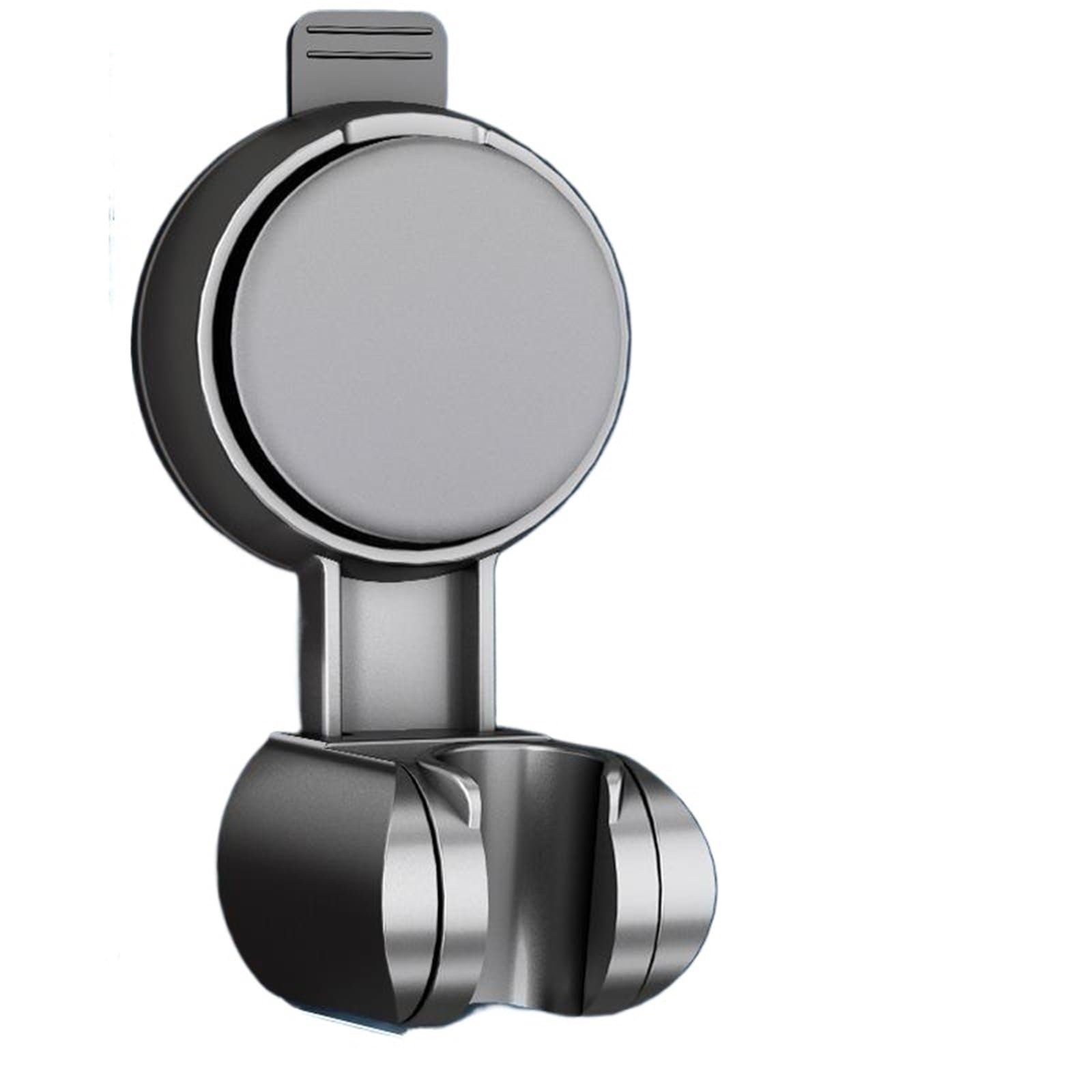 Soporte Ducha Pared Soporte for cabezal de ducha con ventosa, ajustable, adhesivo, universal, reutilizable, 1-4 unidades(Gray,4pcs)