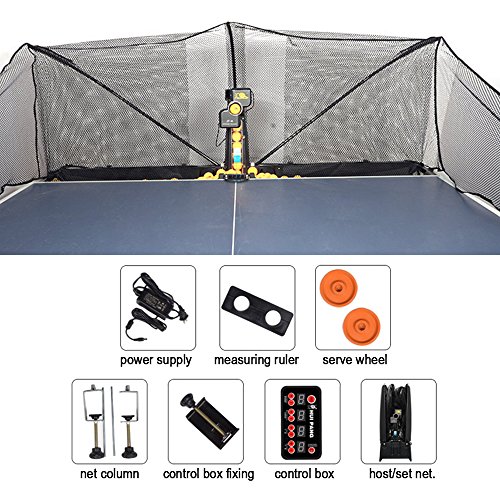 Zxmt Ping Pong Robot Machine Automatic Jt-A Table Tennis Robot Machine With Catch Net For Training #TOP1