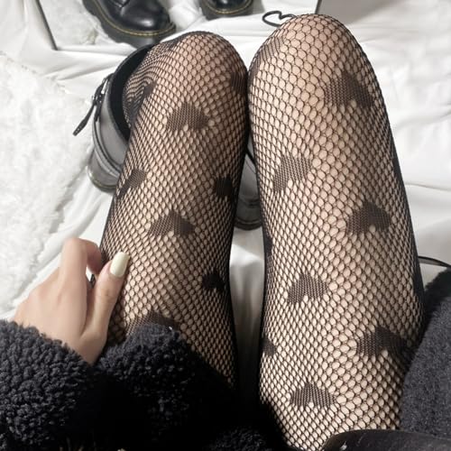 Image of Women Sexy Fishnet Stockings Lace Stockings Black Fish Net Tights Pantyhose Sexy Fishnet Tights (Standard, Black 4)