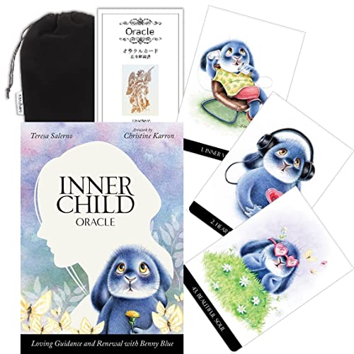 Kancharo オラクルカード 46 枚 タロット占い【インナーチャイルド オラクル Inner Child Oracle】日本語のオラクルカード基本説明書&ポーチ付き（正規品）のサムネイル