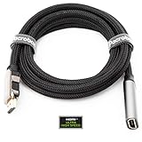 Pacroban HDMI Extension Cable 6ft - eARC & Dolby Atmos, HDMI 2.1, 8K@60Hz, 4K@120Hz, 48Gbps Ultra High Speed, | Male to Female HDMI Cable for Roku, Fire TV Stick, Laptop, PC, Projector