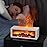 Essential Oil Diffuser, Fireplace Flame Oil Diffuser - Aromatherapy Aroma Humidifier, Upgrade 7 Flame Colors Noiseless 150ml Remote Control - Perfect for Bedroom Home Office (Fireplace White)