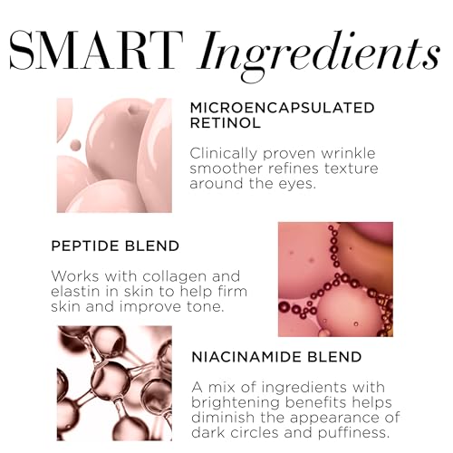 Elizabeth Arden Retinol Ceramide, Fine Line and Wrinkle Erasing Eye Cream For Younger Looking Eyes, Uses Smart Retinol Technology, 0.5 - Thumbnail 4