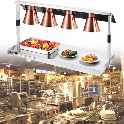 Commercial Food Heating Lamp, Energy-Saving Food Heater, Professional Kitchen Equipment, Suitable for Hotels, Restaurants