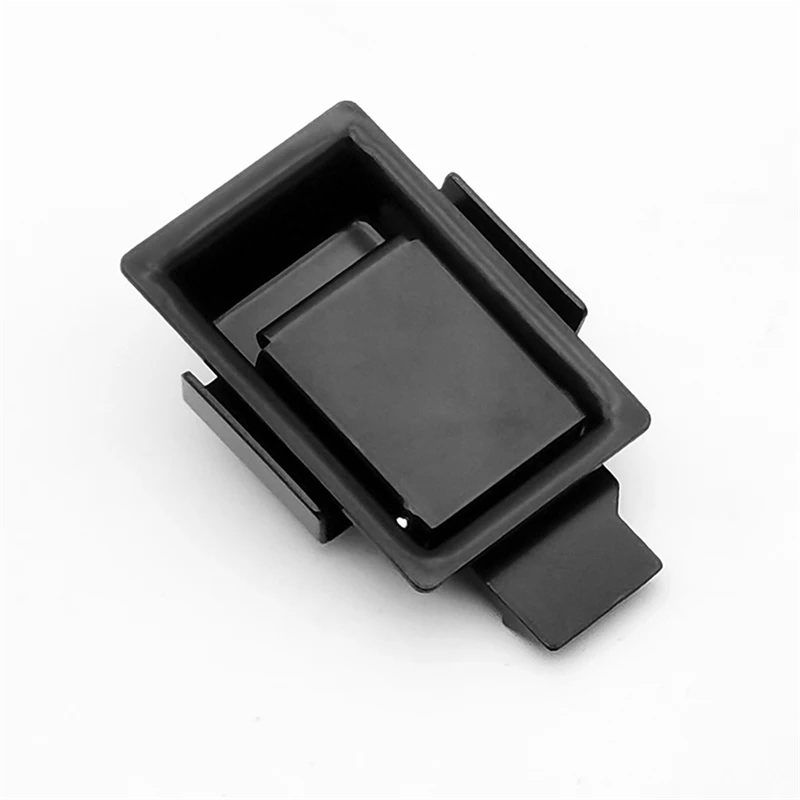 Serrure de fourgon et panneau industriel en acier inoxydable loquet noir à pression
