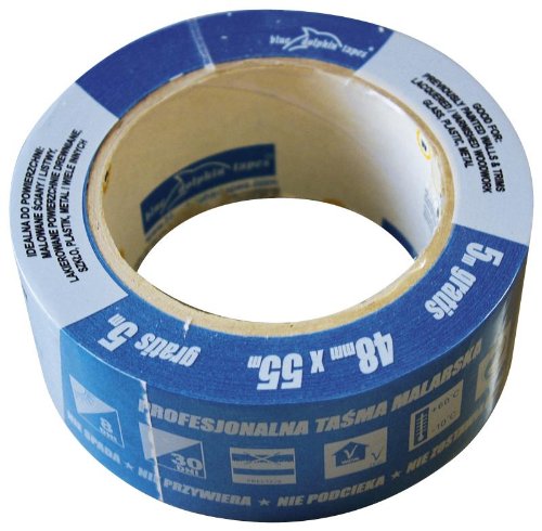Blue Dolphin Maler Klebeband Rolle 38mm x 50m - einfache Entfernung Cover