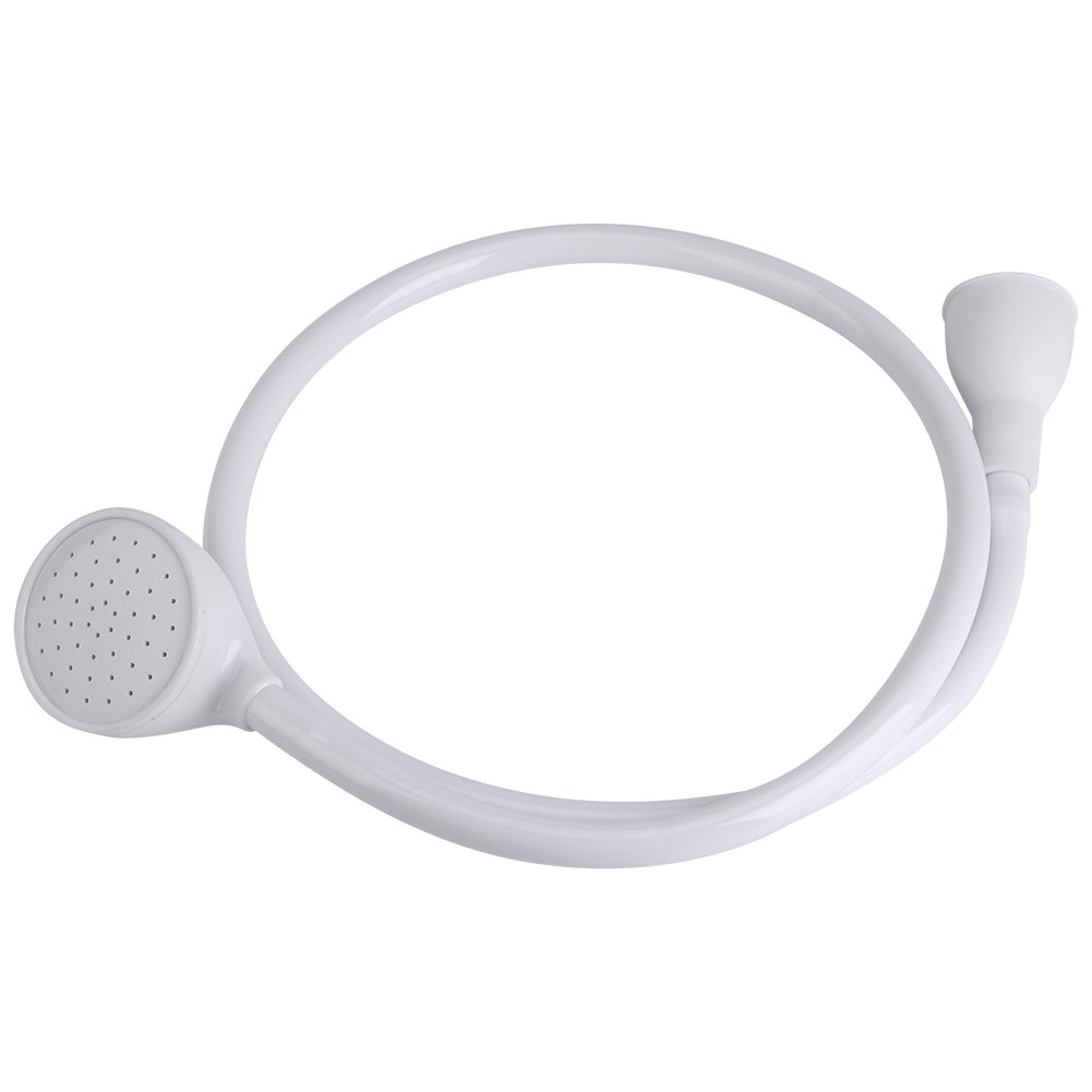 Cabezal de ducha de mano para mascotas, manguera de empuje para bañar perros y gatos, práctica herramienta de lavado de pelo para aseo, ideal para uso doméstico en el baño