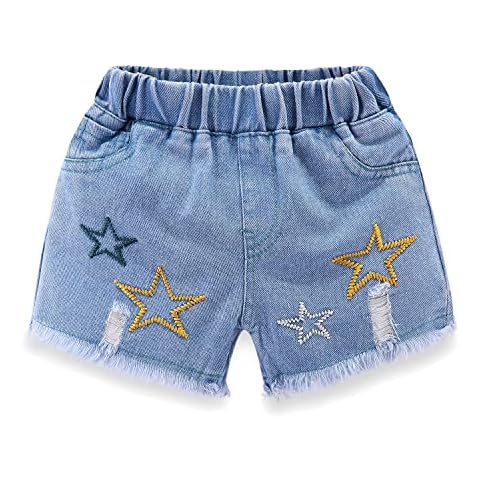 Mud Kingdom Little Girls Ripped Denim Shorts Cover