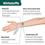RECOTIN 30x Mückenpflaster + 15ml Roll On Set - 100% natürliche Wirkstoffe - pflegt & kühlt - Insektenstichheiler Set - Urlaub Must Haves - Pflaster gegen Mückenstiche und Bienen
