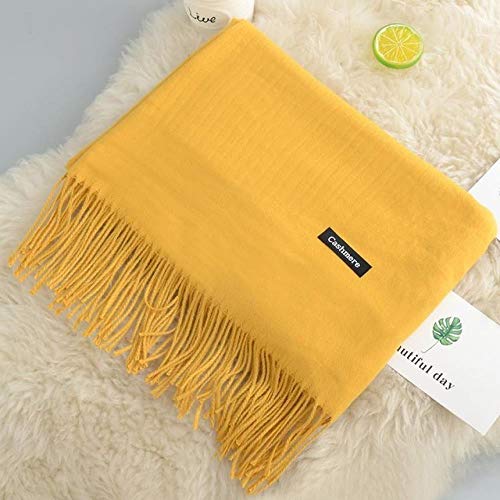 Écharpe cachemire femme longue nouveau châle chaud pashmina et laine pour vêtements accessoires