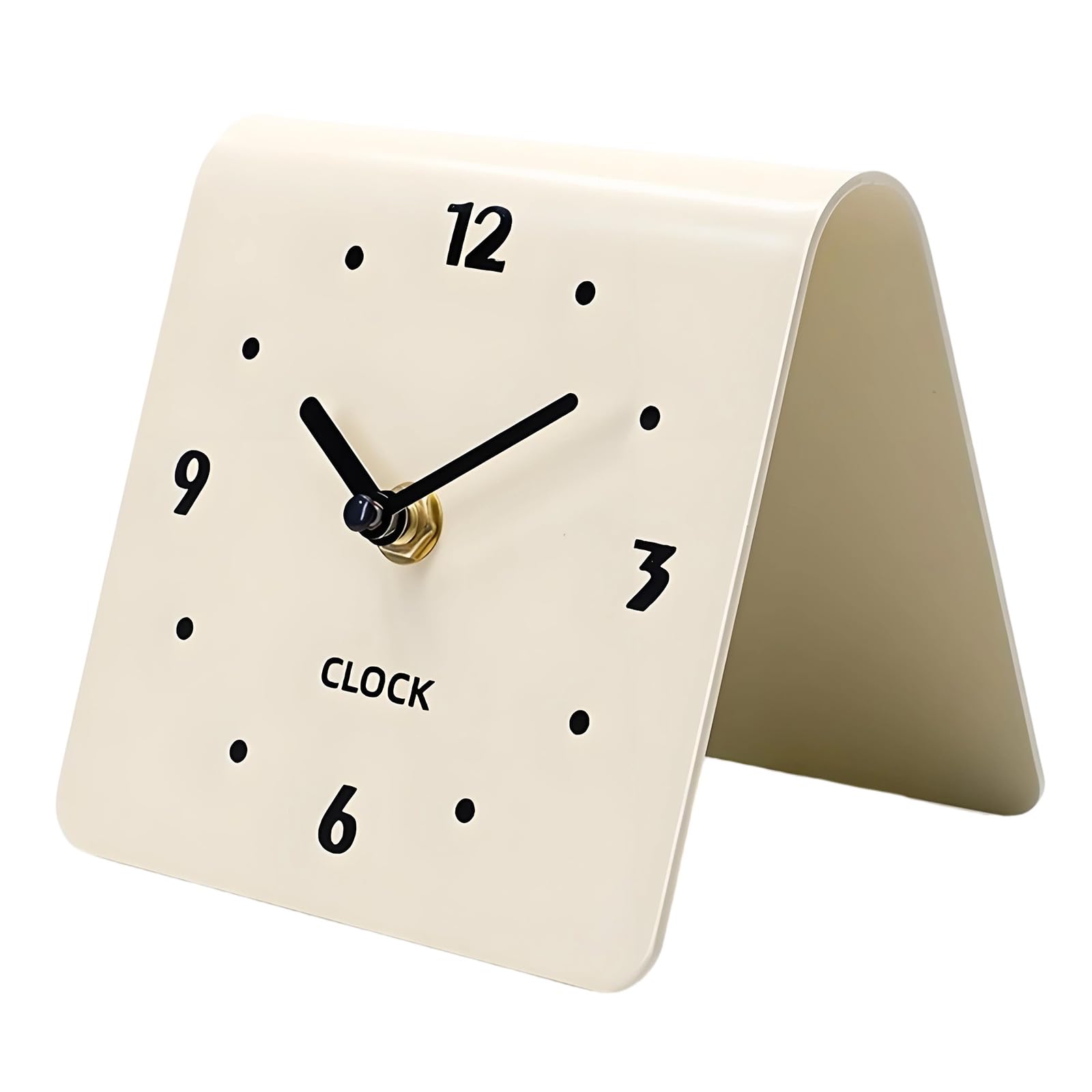 Kaeltsyn Table Clock Shelf Desk Clock Silents Not Ticking Analog Clocks Home Decors for Fireplaces Mantels,Desktop,Countertop Decorative Analog Clocks for Living Room Bedroom