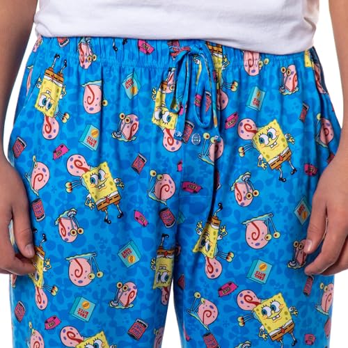 Spongebob Squarepants Men's Gary The Snail Sleep Pajama Pants for Adults3