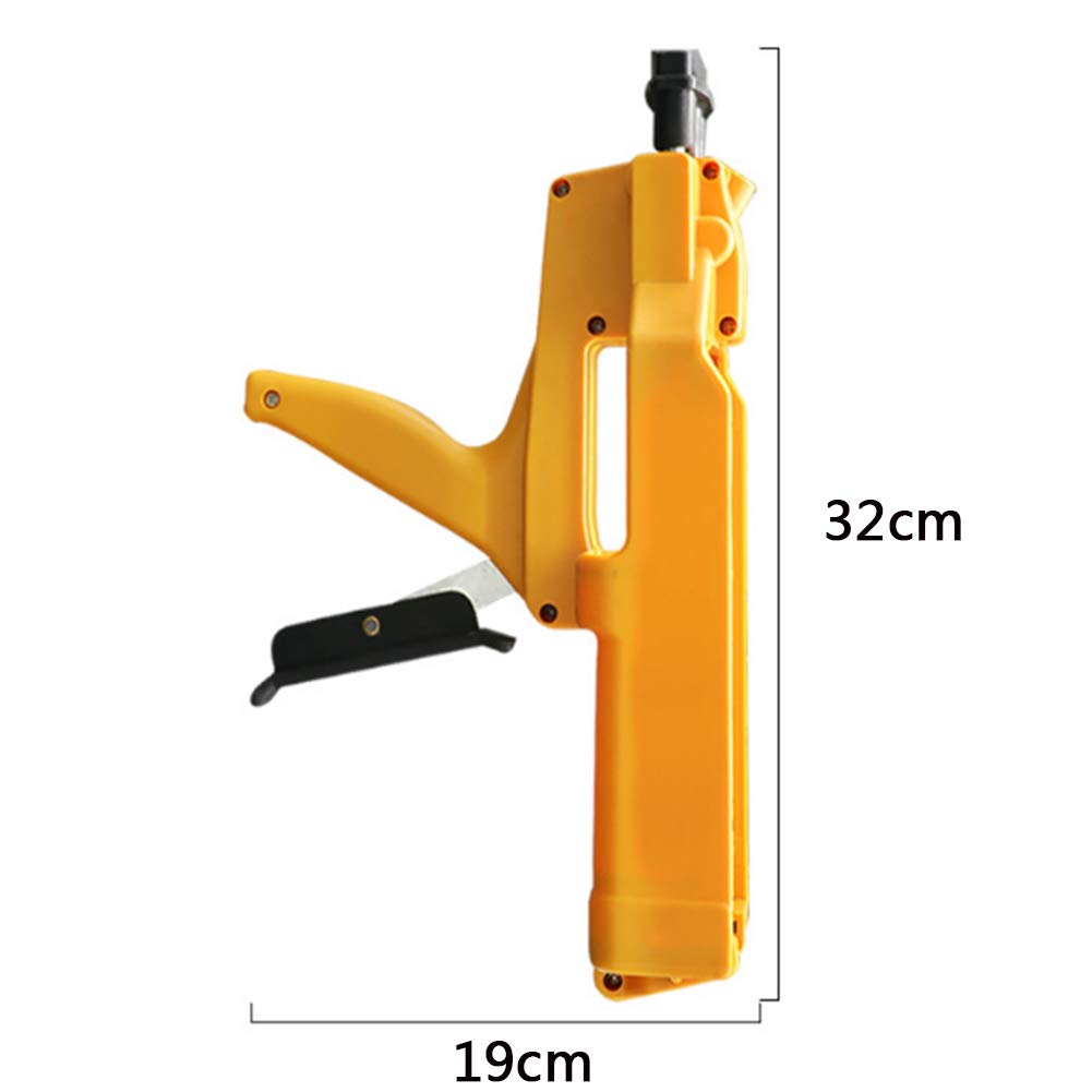 Pistola per presellatura bicomponente per resina epossidica, acrilica, poliuretano-Comfort Grip, applicatore adesivo manuale-silicone, pistola a doppia cartuccia compatibile con poliestere