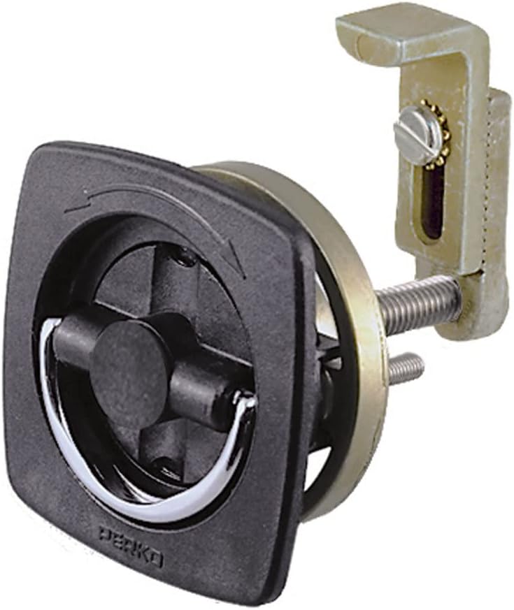 Perko 0932DP2BLK Flush Mount Latch - Black