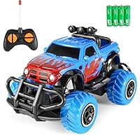 Kizeefun Remote Control Cars for Kids, RC Car Toys for 3-8 Years Old Boys & Girls, Off Road Vehicle Racing Car, Blue