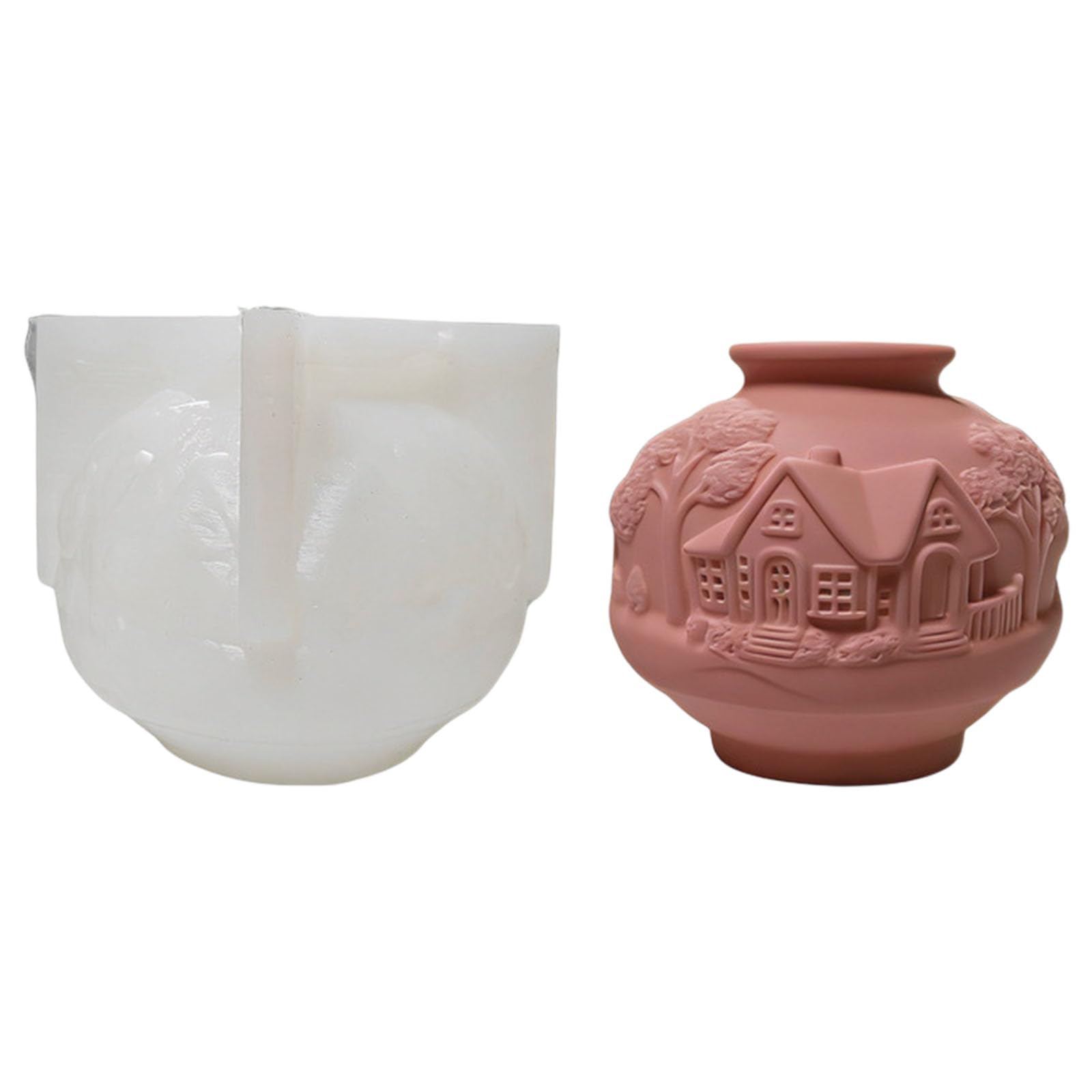 CAZSTYK Artistic Tree Cabin Making Mold Silicone for Soap Creative Gift Multipurpose Use Silicone Tree House