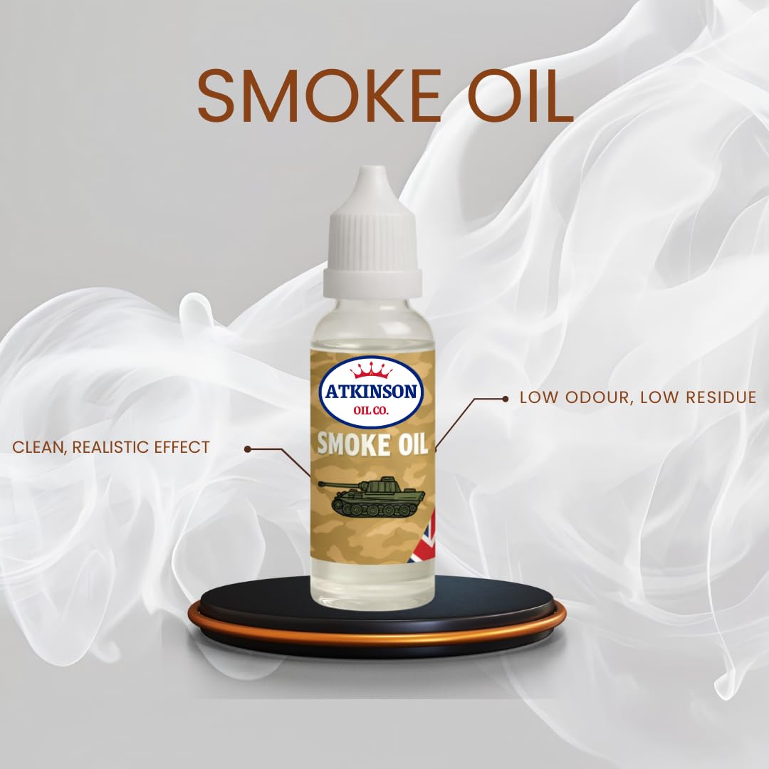 Atkinson Oil Co. Smoke Oil 10 ml, White - Image 4