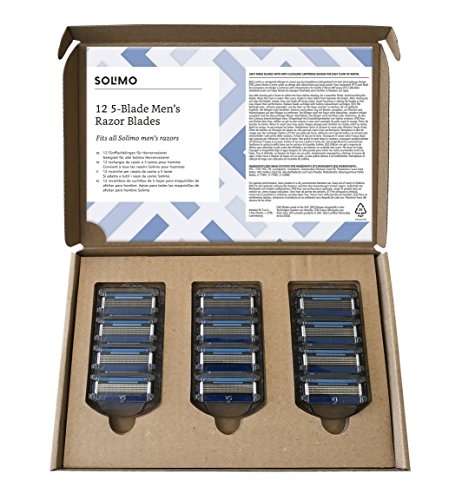 by Amazon 5-fach-Klingen für Herrenrasierer (12 Stück) (Früher Marke Solimo) - Image 5