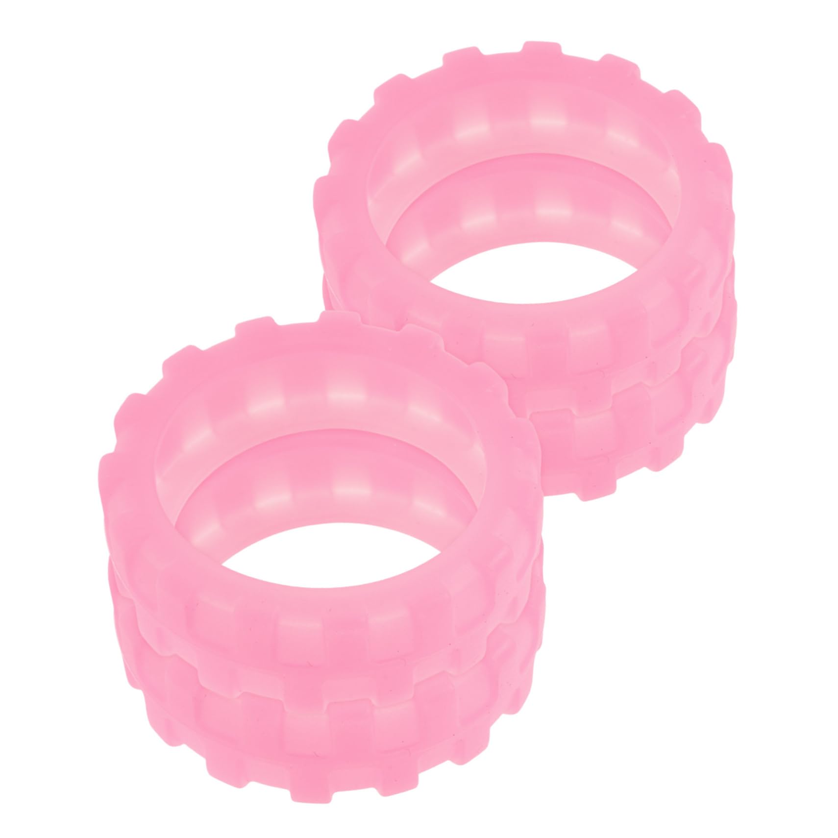 20 Piezas Maleta de Equipaje Protectores de Ruedas para Ruedas de Equipaje Cubierta de as de Maleta Protectores de s Suministros Tapas de Gel de sílice Rosa