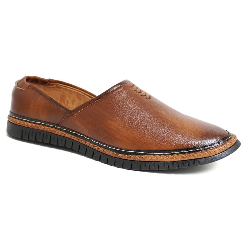 Botha Saccucci Mens Tan Slip-On Casual Shoes (B0D4B66DDJ) Amazon Price History, Amazon Price Tracker