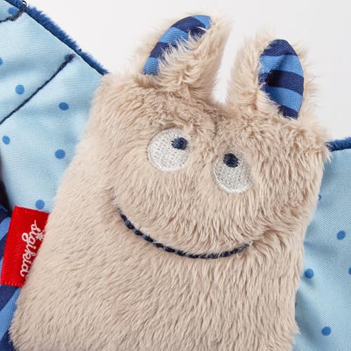 SIGIKID 41013 Anhänger Fledermaus Urban Mädchen und Jungen Babyspielzeug empfohlen ab Geburt blau