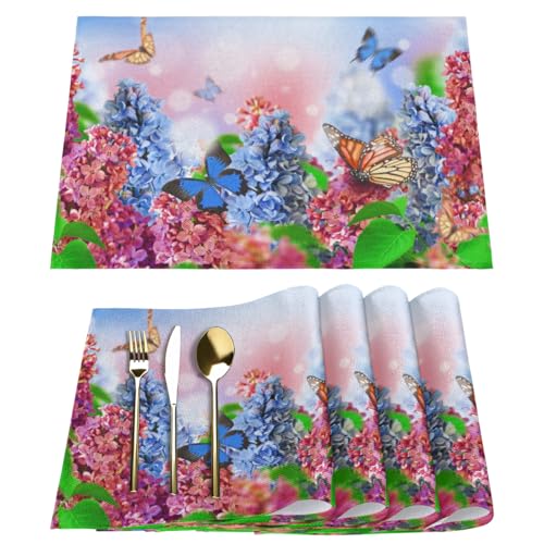 Personalized Kids' Mermaid Placemat - 11 by 17 Inch, 2-Sided, Easy Clean Laminated Vinyl Place Mat