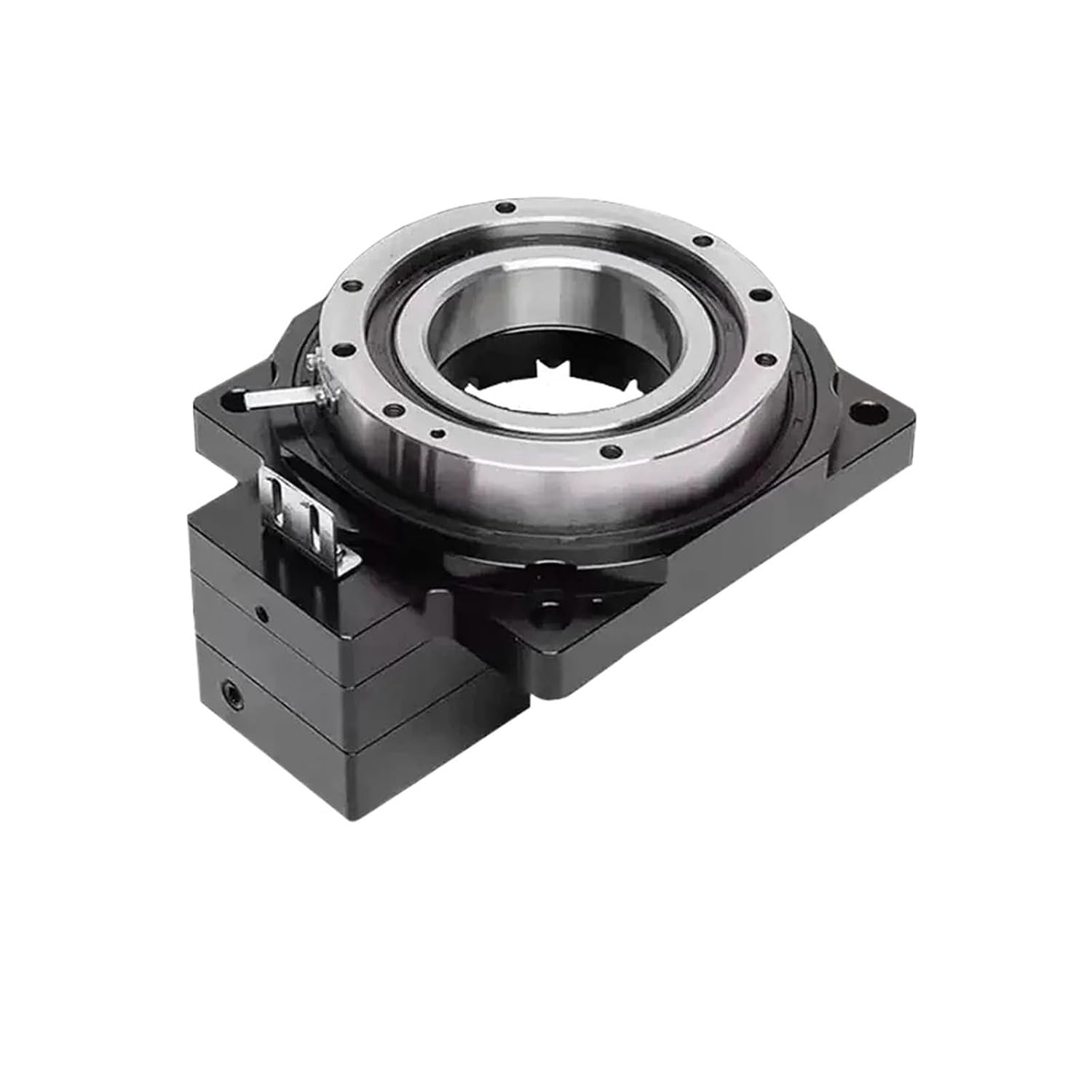 CNC Hollow Rotating Platform Ratio 5-200:1 4 Axis 5 Axis R Axis High Precision Replace Cam Indexer/DD Motor for Cutting Tables(ZCT060 for 40mmServo,Ratio 5 to 1)