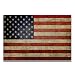 American Flag Car Magnet Decal Weathered Look 4in x 6 in Heavy Duty for Car Truck SUV Waterproof