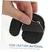 Abaodam Genuine Cow Leather Archery Finger Tab Dual Finger Protector for Bow Shooting Finger Guard for Archery Practice Durable and Comfortable Fit