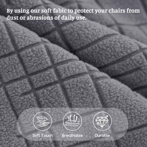 Image of FUANGUI Bar Stool Covers Set of 4, Stretch Bar Stool Seat Covers