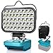 Produktbild Lampe für Makita 14,4V-18V LXT (Kein Akku), Hell Baustrahler Taschenlampe Light Tragbares LED-Licht für Makita Battery, Arbeitsleuchte Flutlichter Zubehör für Baustellen,Autoreparaturen,Camping