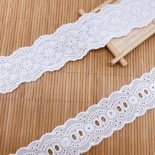 Cinta de encaje de algodón para remates limpios en vestidos 5