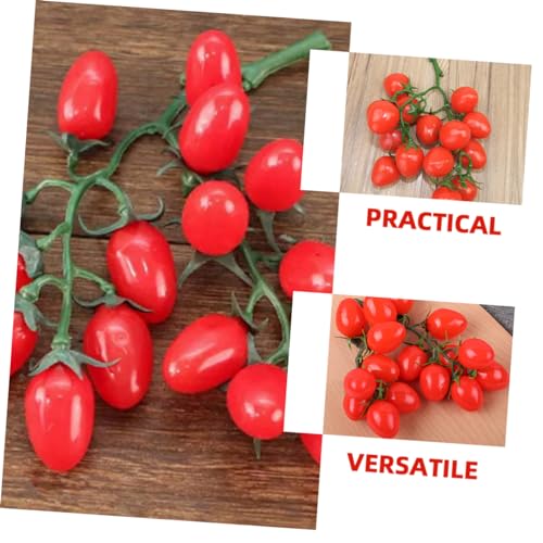 Fausses tomates cerises Cabilock lot de 2 pièces pour décoration maison
