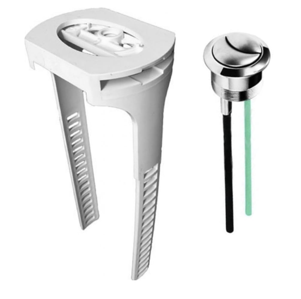 Replacement Backplate/Support and Dual Flush Button for Geberit Ideal Standard Toilet cisterns 240.276.00.1 + 261.276.00.1 Impuls 250