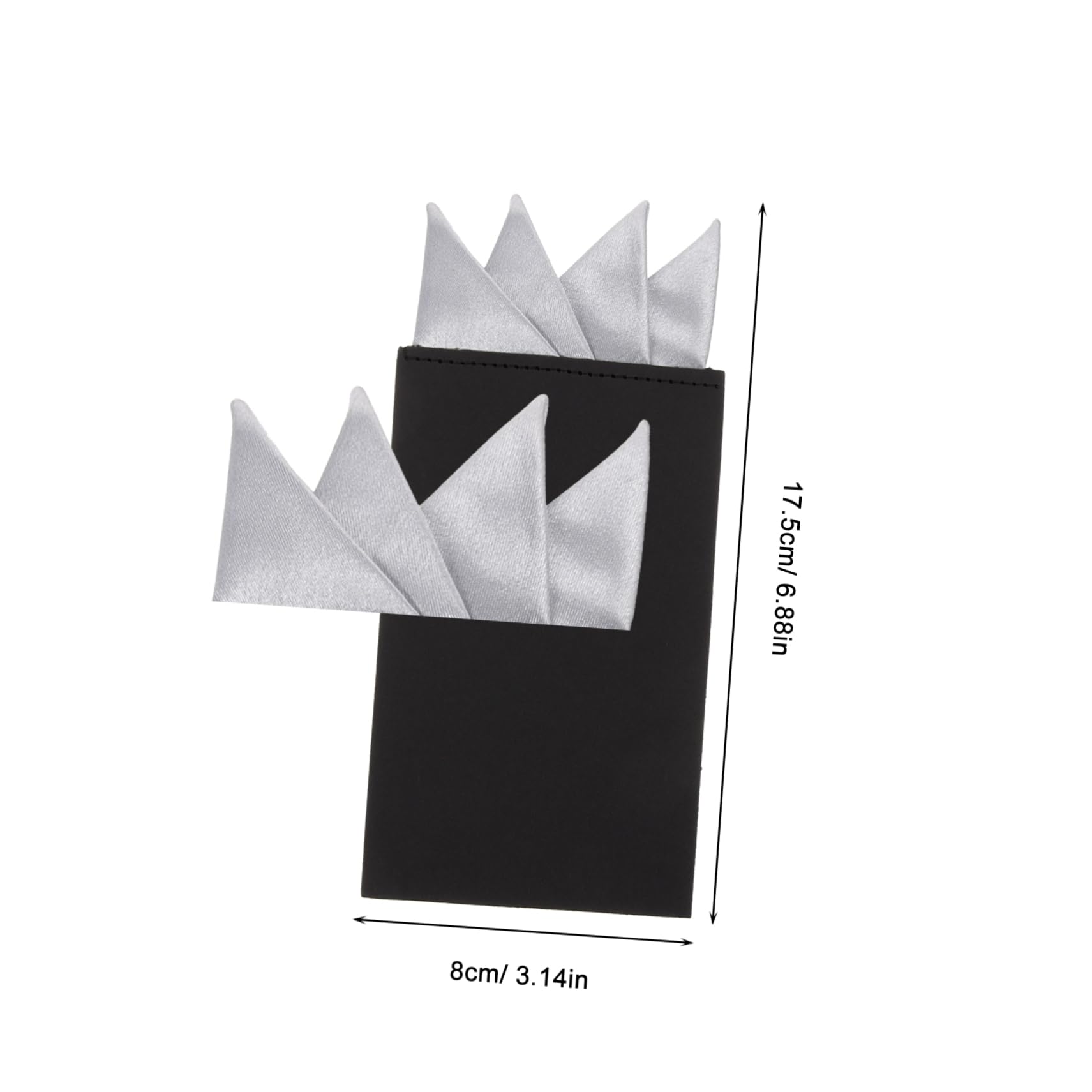 PartyKindom Men Decorative Pocket Square Elegant Suit Handkerchief for Formal Occasions Versatile Use As Handkerchief Soft and Comfortable Design