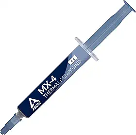 ARCTIC MX-4 (4 g) - Pasta térmica de desempenho premium para todos os processadores (CPU, GPU - PC), condutividade térmica muito alta, longa durabilidade, aplicação segura, não condutora