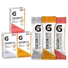 Gatorlyte Rapid Rehydration Electrolyte Beverage, Variety Pack, Lower Sugar, Specialized Blend of 5 Electrolytes, No Artificial Sweeteners or Flavors, 18 pack, 1 pack mixes with 16.9oz 500ml water