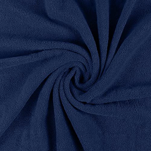Image of Utopia Towels Extra Large Bath Sheets, 2 Pack, 35x70 in, Cotton, Navy | Soft Lightweight Ring Spun Cotton Shower Towel Set - Highly Absorbent, Quick-Drying, Extra Large Bath Sheets, Durable