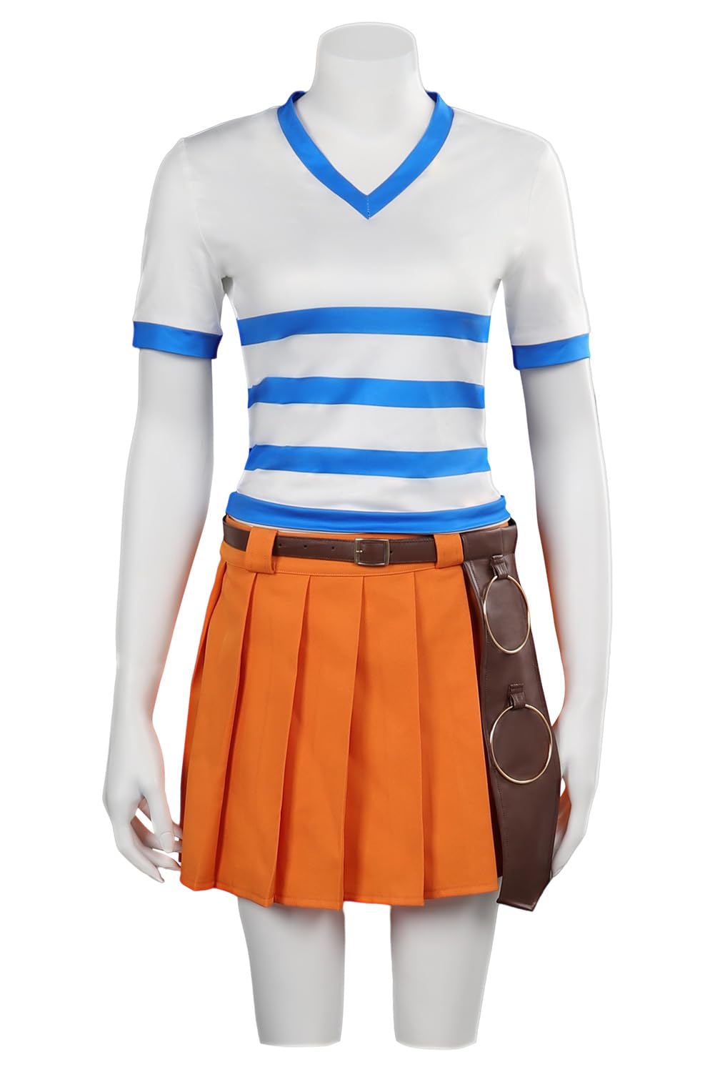 Kids Cosplay Dress Anime Girls Costume Top Pleated Skirt Belt School Uniform Halloween Outfits Suit
