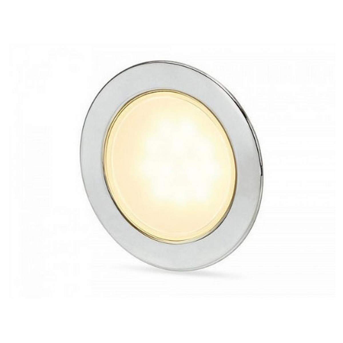 Hella Marine Round Warm White EuroLED 95 Gen 2 LED Down Light - Stainless Steel Rim