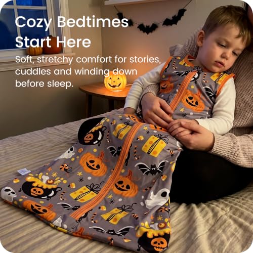 Image of Toddler Sleep Sacks 2T-3T-4T, 0.5 TOG Light Summer Wearable Blankets, Extra Long XL Sleeping Bags, 2 Pack
