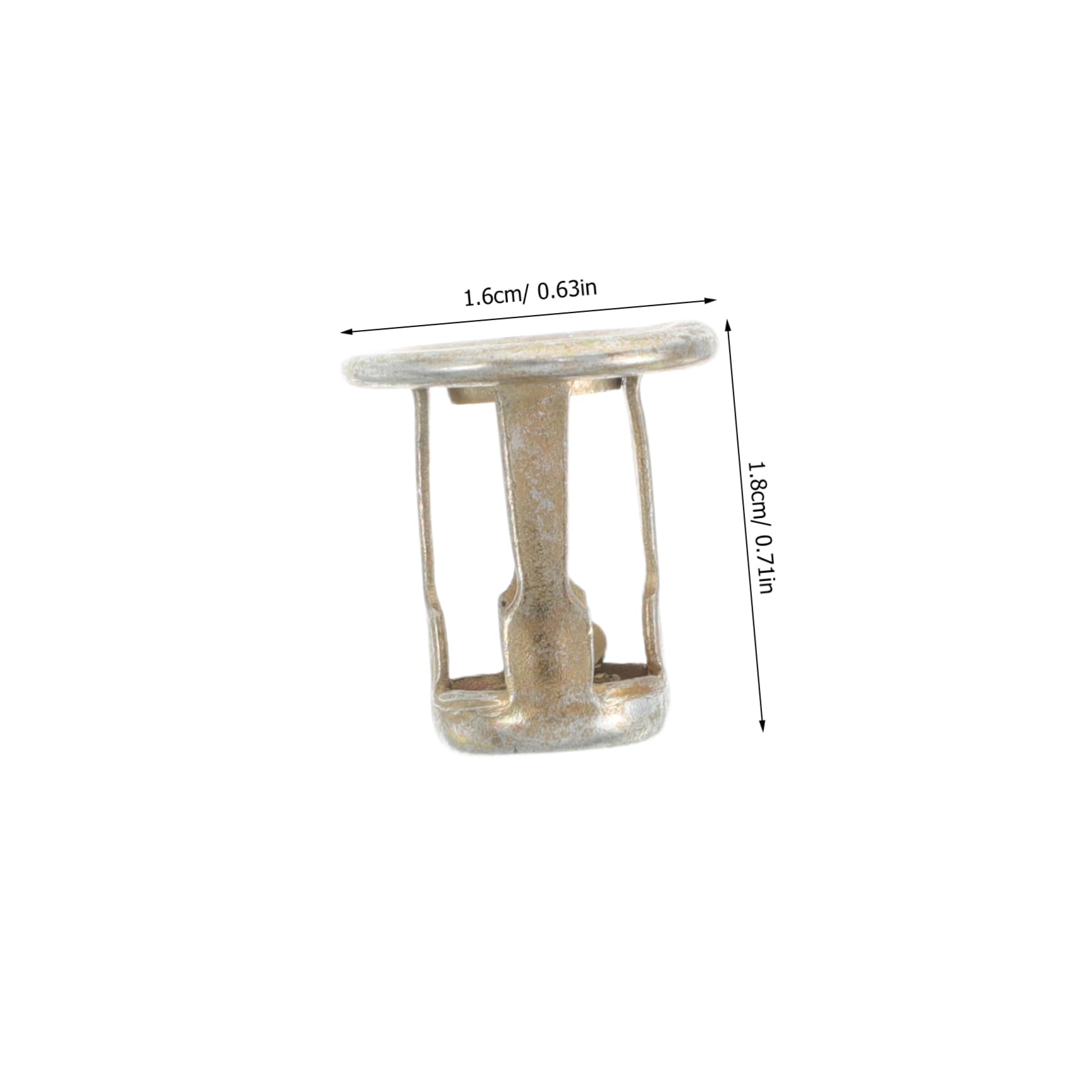 MOLUCKFU 10pcs License Plate Fasteners Fit Automotive License Plate Screws for Secure Mounting Vibration Resistance Easy Installation Compatible with