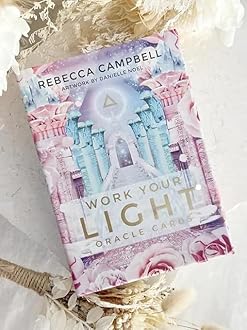 PRIMIL New Tarot Cards 44 Pieces Work Your Light Oracle Tarot Cards Decks Traditional Standard Tarot Deck Fortune Telling Card Game Divination Tools for Beginners (Pack of 1)