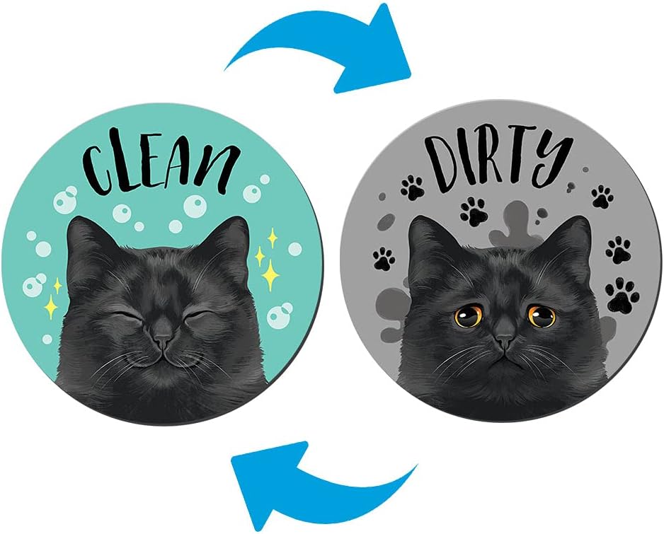 Amazon.com: Dishwasher Magnet Clean Dirty Sign Indicator, Waterproof ...