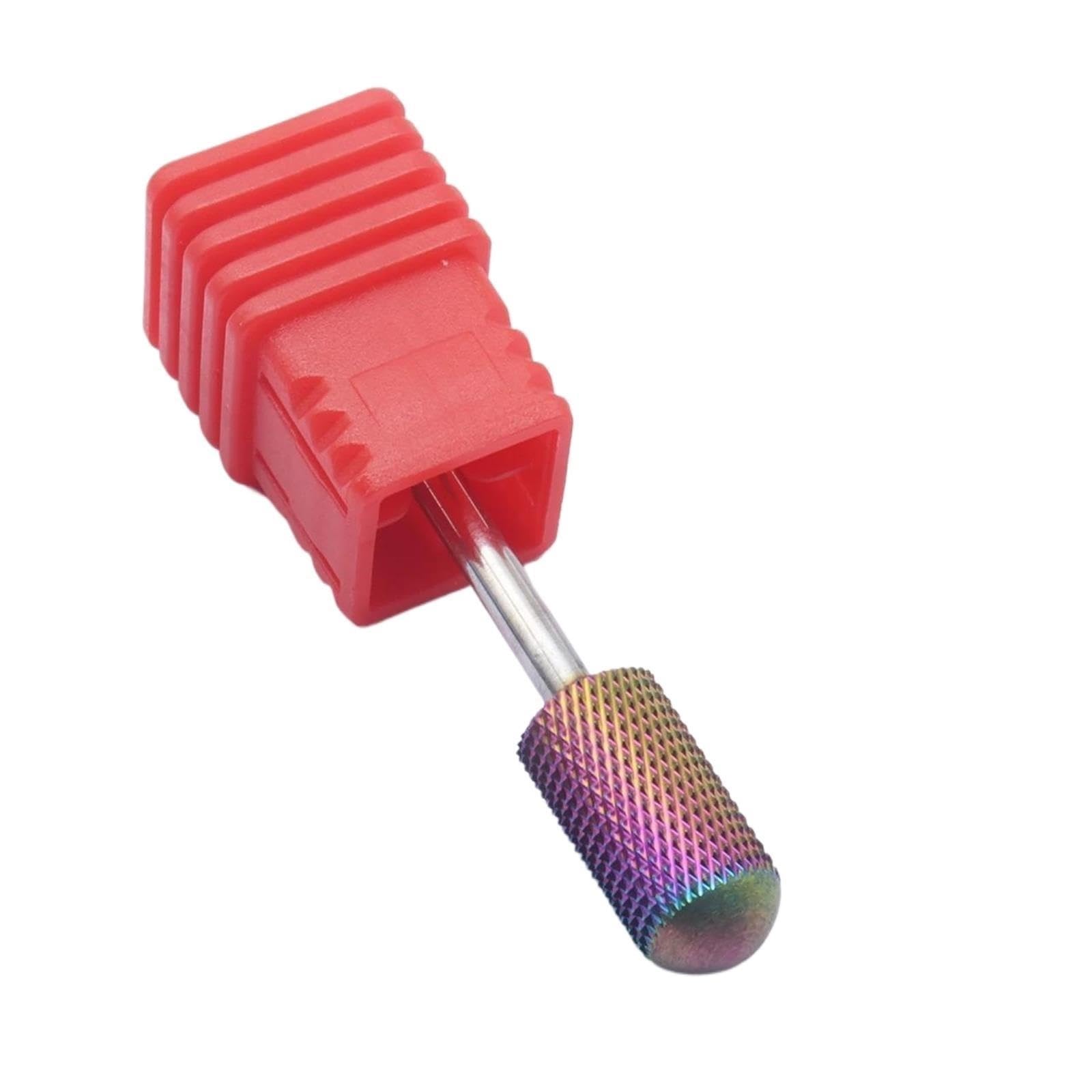 Fresa conica for punta da trapano for unghie in carburo arcobaleno